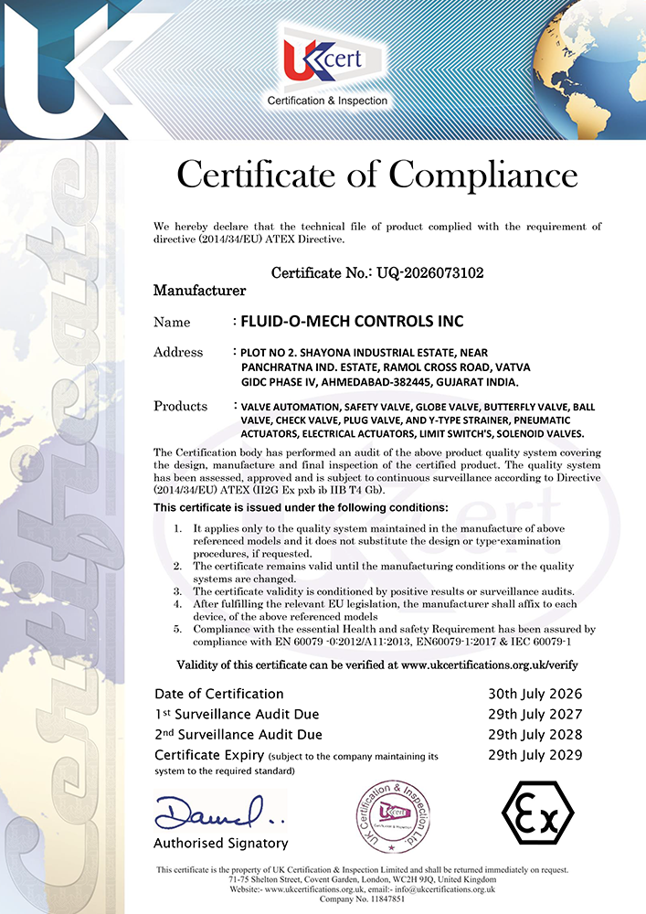 2026073102 FLUID-O-MECH CONTROLS INC ATEX DRAFT DRAFT